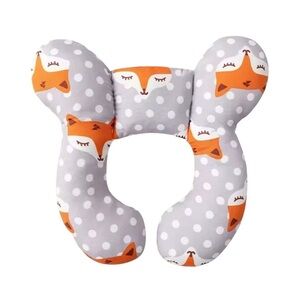 Fox Print Infant Neck Support Pillow